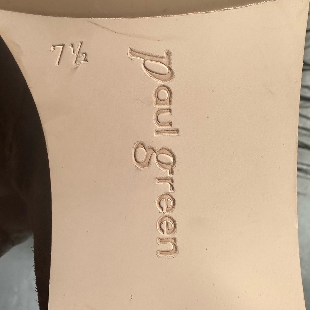 🌸PAUL GREEN🌸 Sante Zip Suede Bootie Size: 7.5UK - Picture 10 of 11